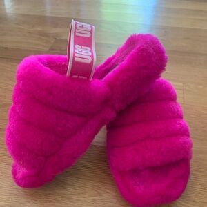 Pink UGG slippers size 2